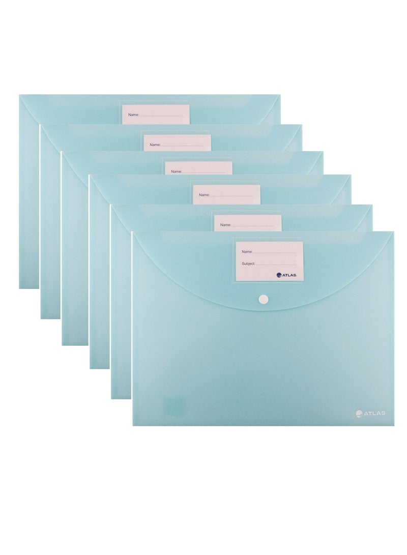 ATLAS 6-Piece Document Bag Blue Colour  - Image 1