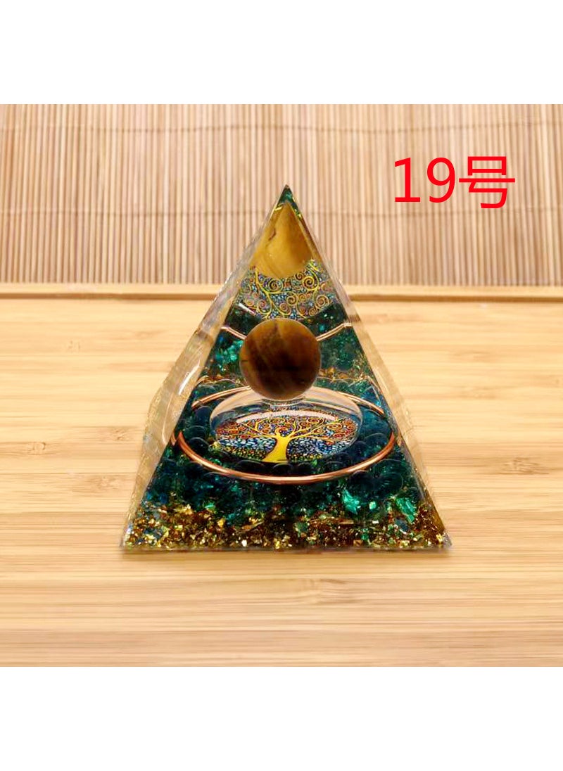 Generic Crystal Shards Energy Pyramid Office Decor 19. 
