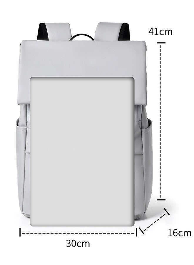 ميا حقيبة كمبيوتر محمول للأعمال، حقيبة ظهر مقاومة للماء مزودة بمنفذ شحن USB لأجهزة الكمبيوتر المحمولة مقاس 15.6 بوصة، حقيبة كمبيوتر محمول قابلة للتوسيع بنسبة 30% (لون أخضر) - Image 2