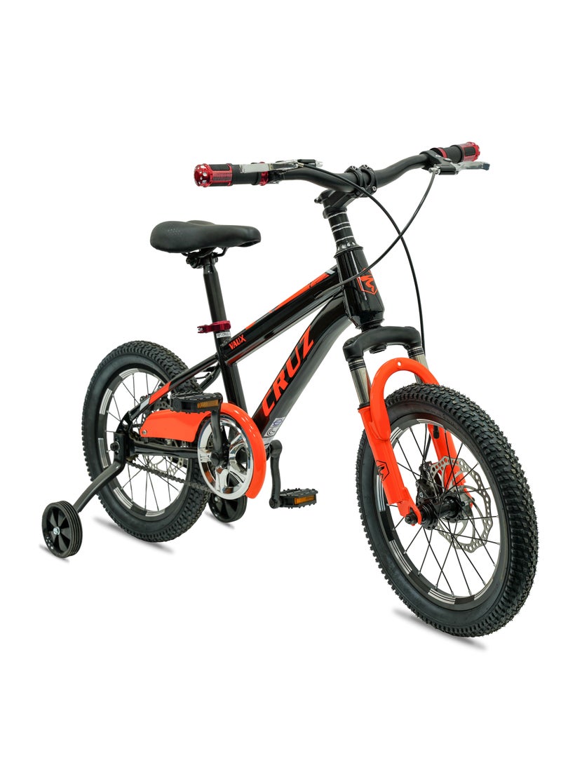 Vaux Cruz Mountain Bike || 16 Inch Wheel Size || For Kids || Adjusatble Seat || Black - Image 2