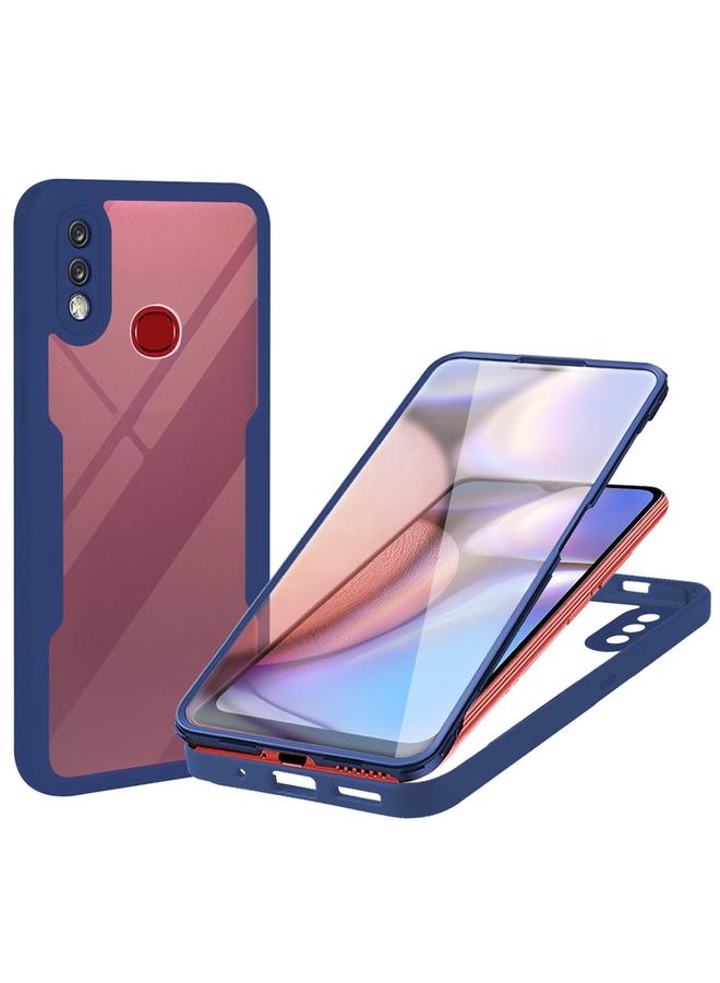 اس-توب جراب لهاتف Samsung Galaxy A10s مصنوع من الأكريليك + TPU، جراب هاتف مقاوم للصدمات بتغطية كاملة 360 درجة - Image 1