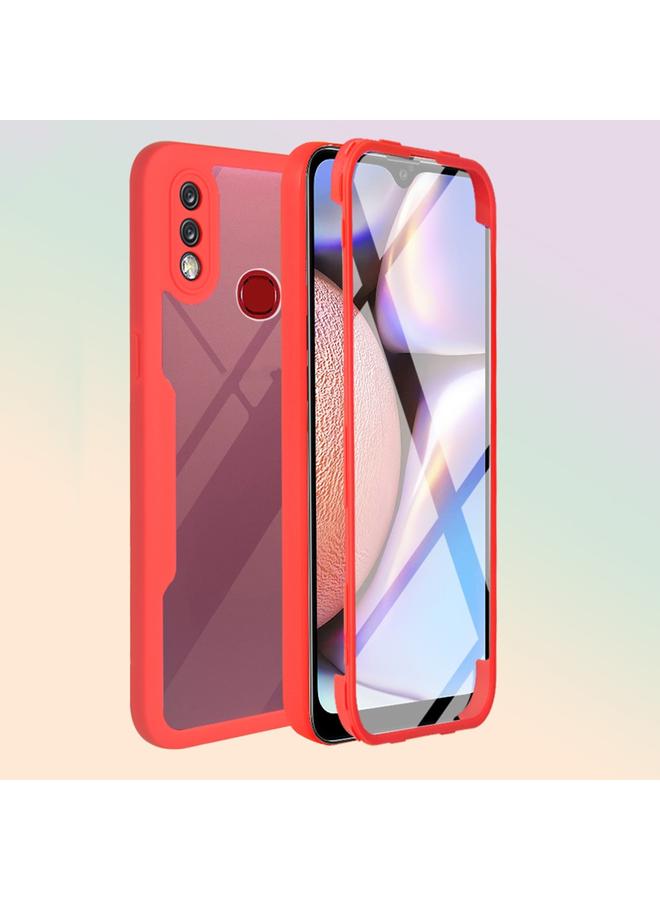 اس-توب جراب لهاتف Samsung Galaxy A10s مصنوع من الأكريليك + TPU، جراب هاتف مقاوم للصدمات بتغطية كاملة 360 درجة - Image 2