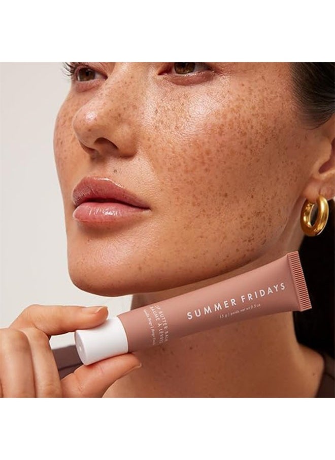 SUMMER FRIDAYS - Summer Fridays Lip Butter Balm - Conditioning Lip Mask and Lip Balm for Instant Moisture, Shine and Hydration - Sheer-Tinted, Soothing Lip Care - Vanilla Beige (.5 Oz) - Image 1