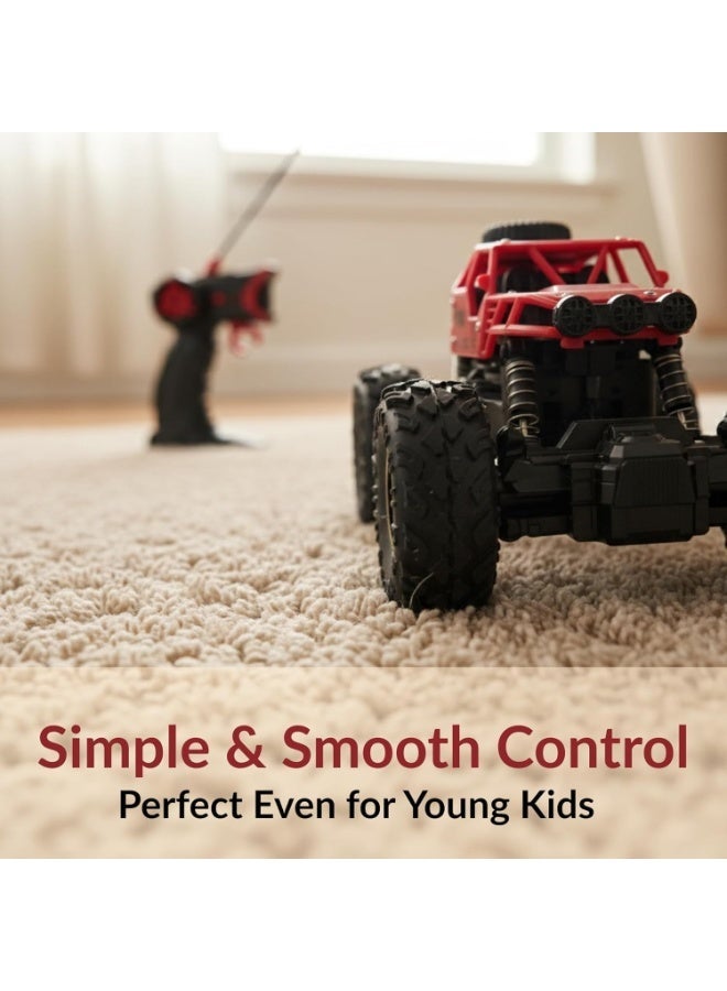RC Monster Truck for Kids 1:18 Scale  Remote Control Car with Gesture Control, 360° Stunt Rotation, LED Lights & Off-Road Tires - Image 3