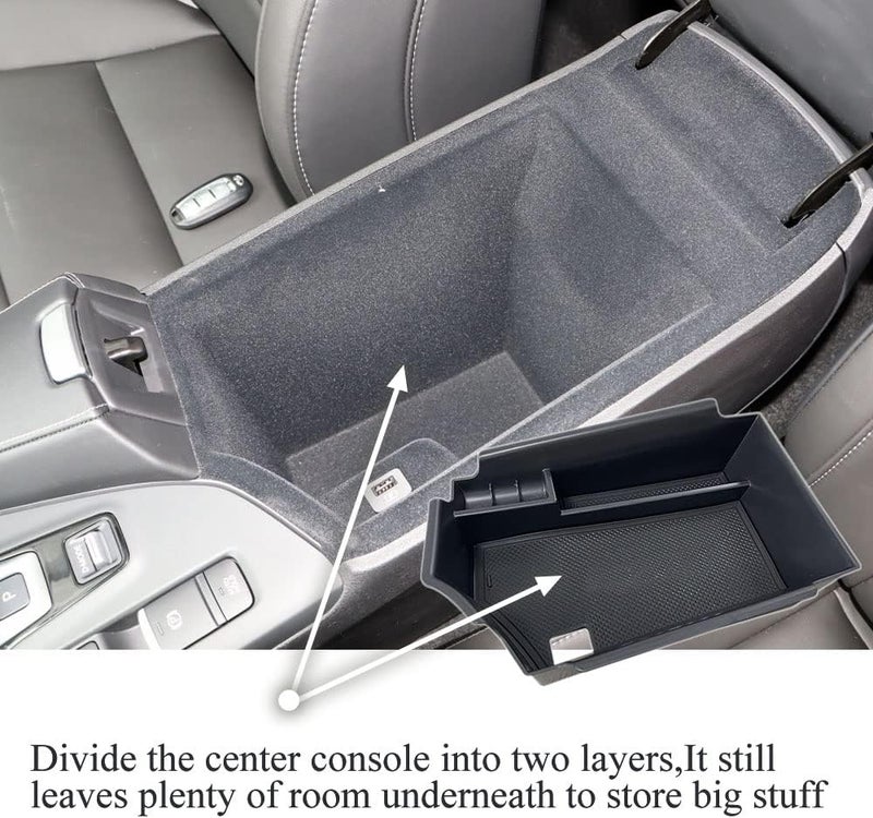 Vesul Armrest Center Console Tray Organizer Secondary Storage Box Divider Compatible with Infiniti QX50 2019 - Image 3