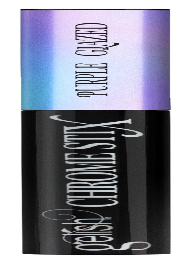Gelish Chrome Stix, Chrome Nail Powder, Nail Art for Stunning Metallic Finish, Long-Lasting, Easy Application, Perfect for Professional and At-Home Use (Purple Glazed, 0.5g) - Image 1