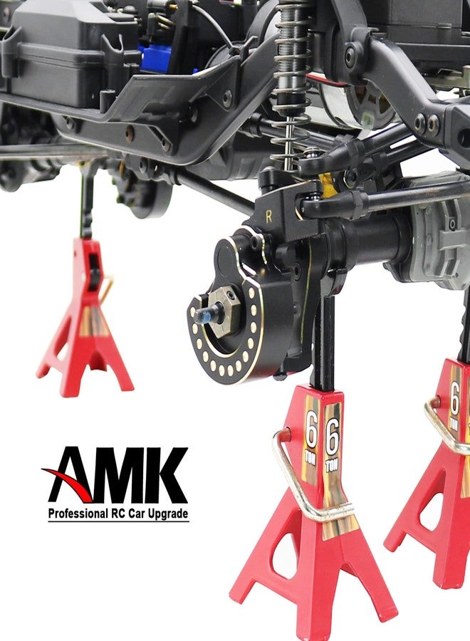 AMK TRX4 Brass Brass Caster Blocks Steering Knuckle Rear Axle Mount Housings Inner Brass Counter Weight for 1/10 RC Crawler TRX6 TRX4 Upgrade Parts (B 6-in-1) - Image 2