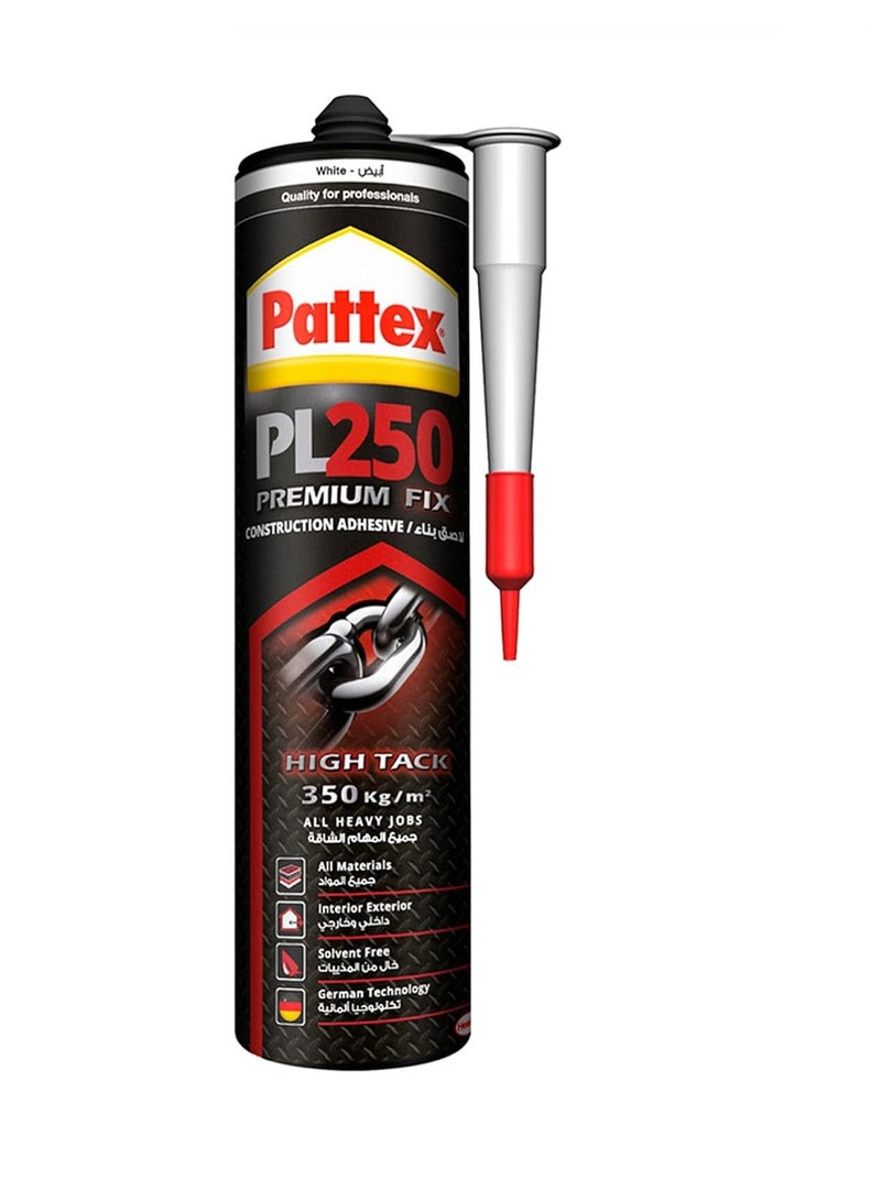 Generic Pattex PL250 Adhesive Glue: The ideal choice for high-quality installation and repair, it offers unlimited solutions for construction and maintenance requirements, and is the first choice for construction engineers and craftsmen looking for precise and lasting results. - Image 1