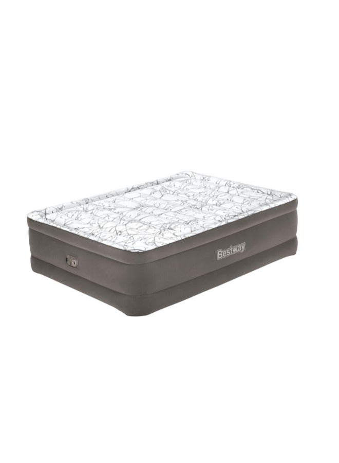 Bestway 2.03m x 1.52m x 56cm Tritech Fashion Flock Air Mattress Queen Built-in AC Pump - Image 5