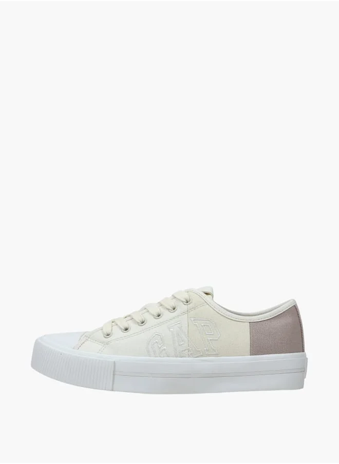 GAP Girls' Colourblock Sneakers with Lace-Up Closure - BALTIMORE