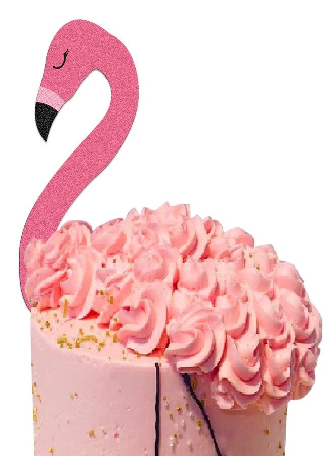 ChoJoy Flamingo Cake Toppers Birthday Decoration With Head for Themed Party - Image 1