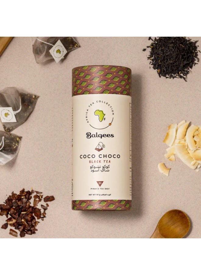 Balqees Coco Choco Black Tea - Image 1