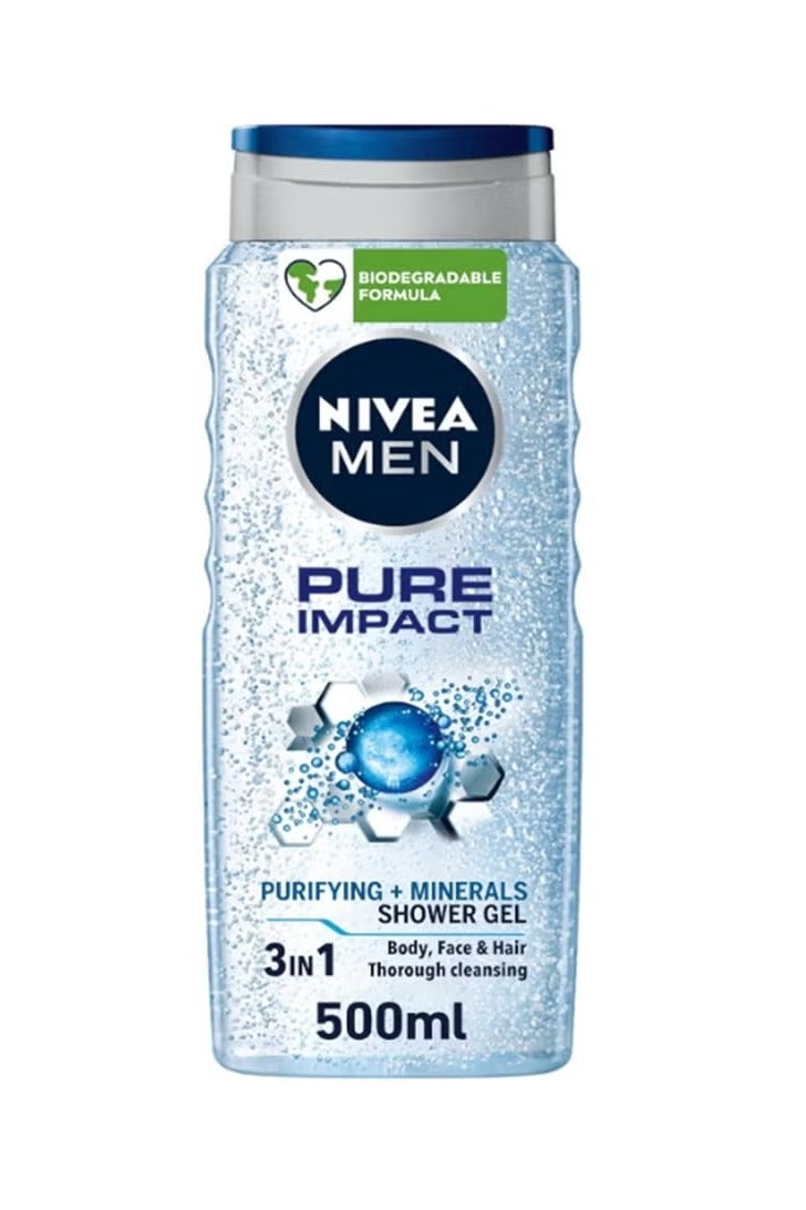 نيفيا جل استحمام بيور إمباكت 500 مل