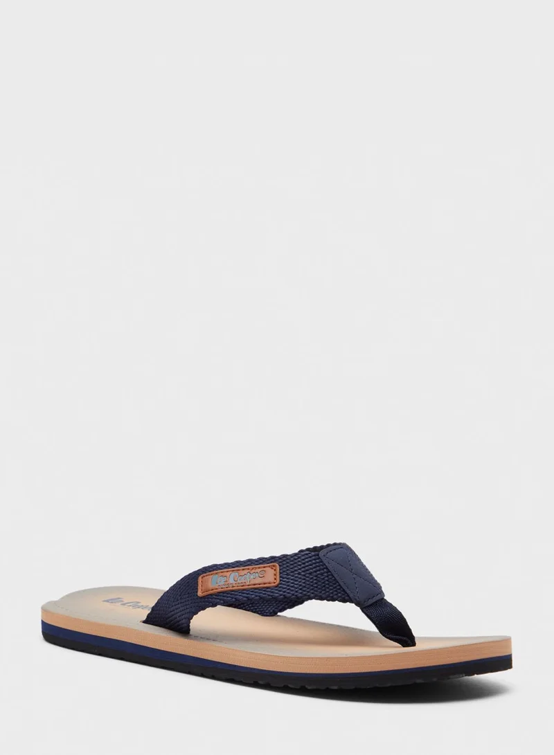 Lee Cooper Logo Strap Flip Flops