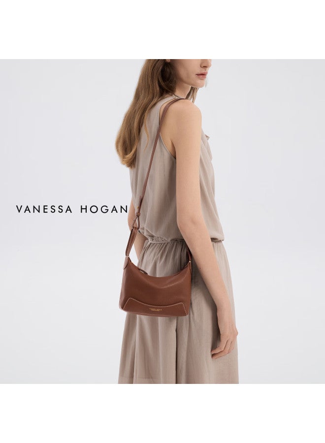 Vanessa Hogan Women's Handbag New Year Gift, Xinran Tote Bag Top-grain Leather Niche Luxury Shoulder Crossbody Bag - Image 2