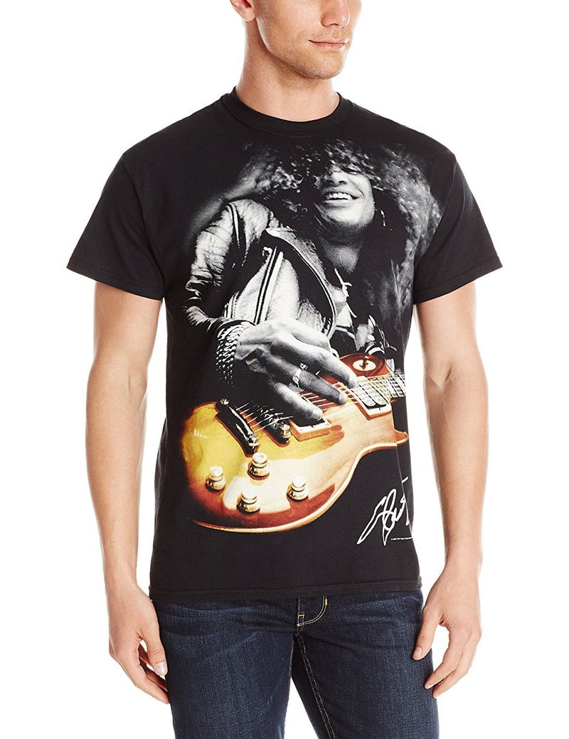 Liquid Blue Men's Slash Guitar T-Shirt, Black, X-Large - Image 5