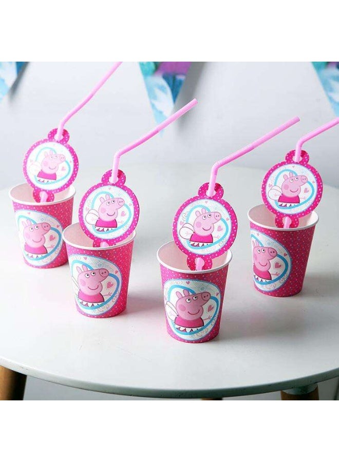 Kidzilla 122 PCS Cocomelon Birthday Party Supplies Kit for Kids – Cartoon Theme Party Decorations Set with Plates, Cups, Napkins, Banner, Tablecloth, Hats, Invitations, Straws, Horns & Cutlery - Image 3