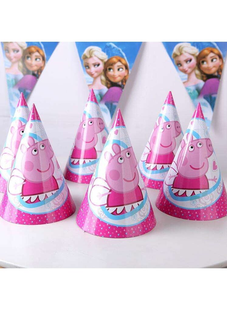 Kidzilla 122 PCS Cocomelon Birthday Party Supplies Kit for Kids – Cartoon Theme Party Decorations Set with Plates, Cups, Napkins, Banner, Tablecloth, Hats, Invitations, Straws, Horns & Cutlery - Image 2