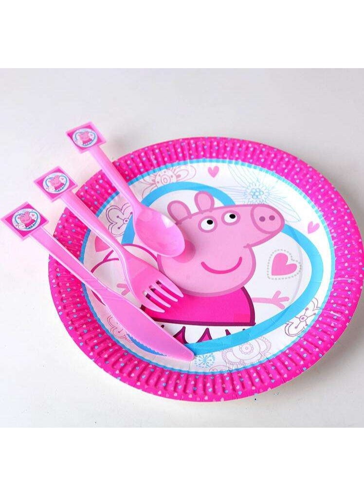 Kidzilla 122 PCS Cocomelon Birthday Party Supplies Kit for Kids – Cartoon Theme Party Decorations Set with Plates, Cups, Napkins, Banner, Tablecloth, Hats, Invitations, Straws, Horns & Cutlery - Image 1