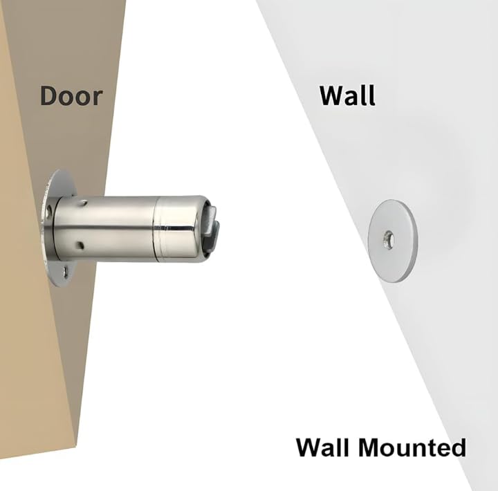 Magnetic Door Stopper Catcher Stainless Steel  - Image 4