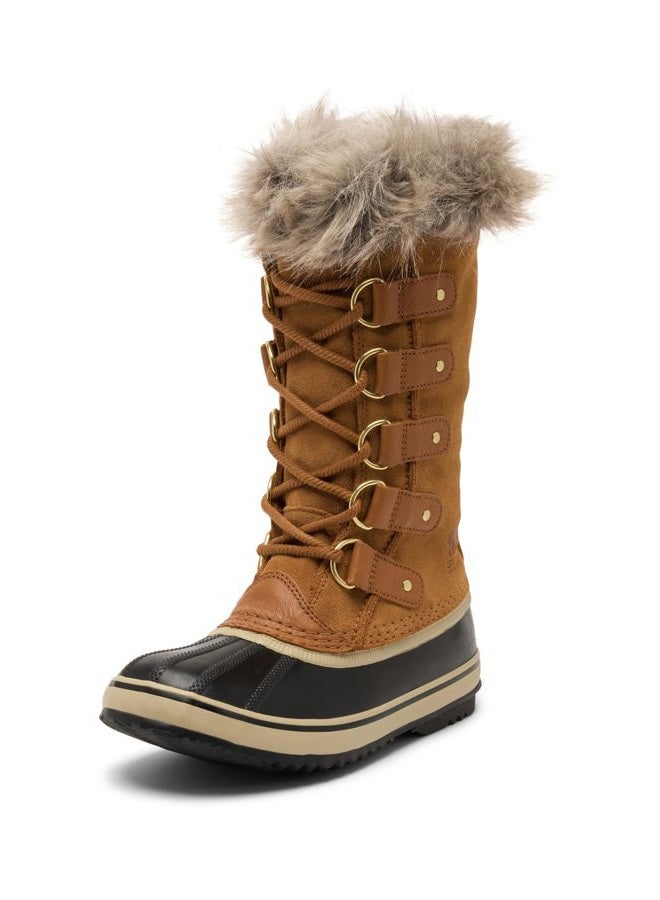 SOREL Women's Joan of Arctic Waterproof Boot, Camel Brown/Black, 39.5 EU - Image 1