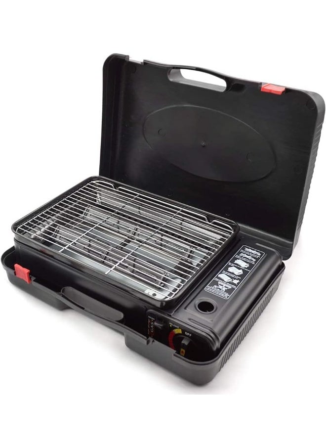 GO2CAMPS - Portable Outdoor Barbecue Grill Stove with Magnetic Holder for Catridge | BBQ Grill Camping stove for Kabab, Kufta, Meats - Compact and Easy to Carry for Camping,Trip,Travelling and BBQ - Image 1