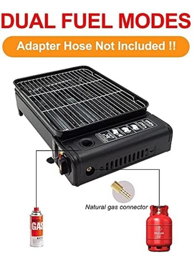 GO2CAMPS - Portable Outdoor Barbecue Grill Stove with Magnetic Holder for Catridge | BBQ Grill Camping stove for Kabab, Kufta, Meats - Compact and Easy to Carry for Camping,Trip,Travelling and BBQ - Image 1