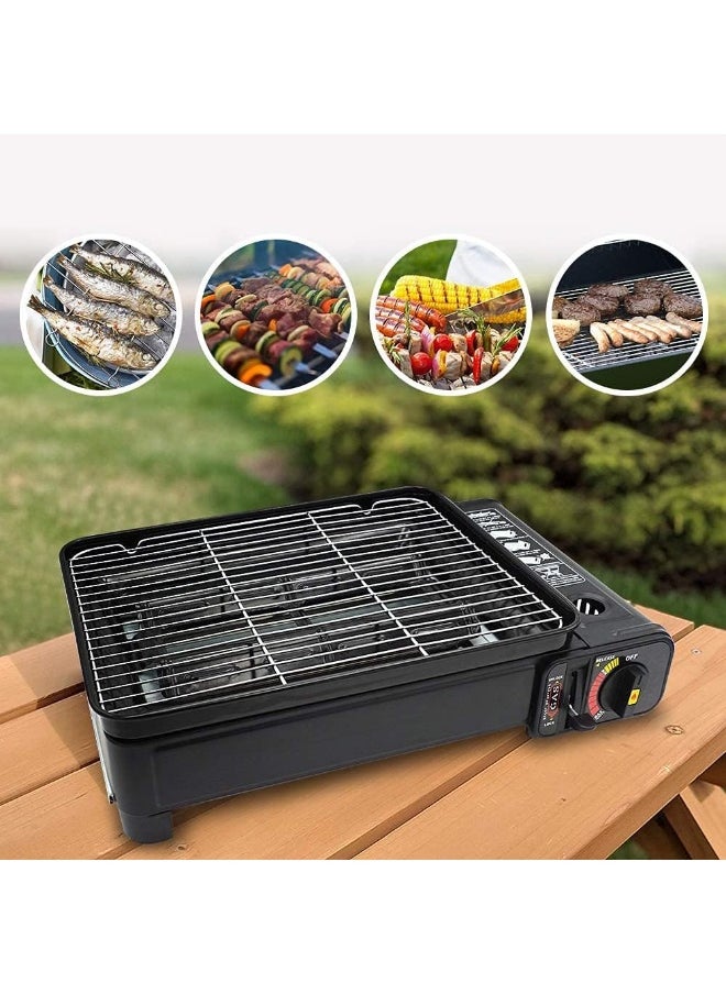 GO2CAMPS - Portable Outdoor Barbecue Grill Stove with Magnetic Holder for Catridge | BBQ Grill Camping stove for Kabab, Kufta, Meats - Compact and Easy to Carry for Camping,Trip,Travelling and BBQ - Image 1