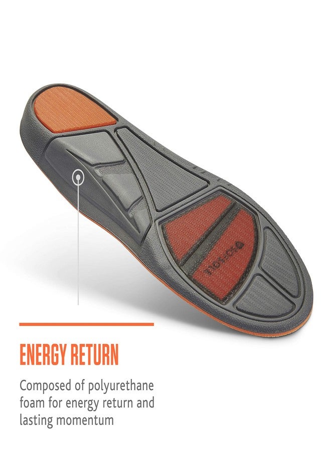 سوف سول نعل داخلي رياضي كامل الطول من سوف سول للرجال، برتقالي، مقاس 9-10.5 - Image 4