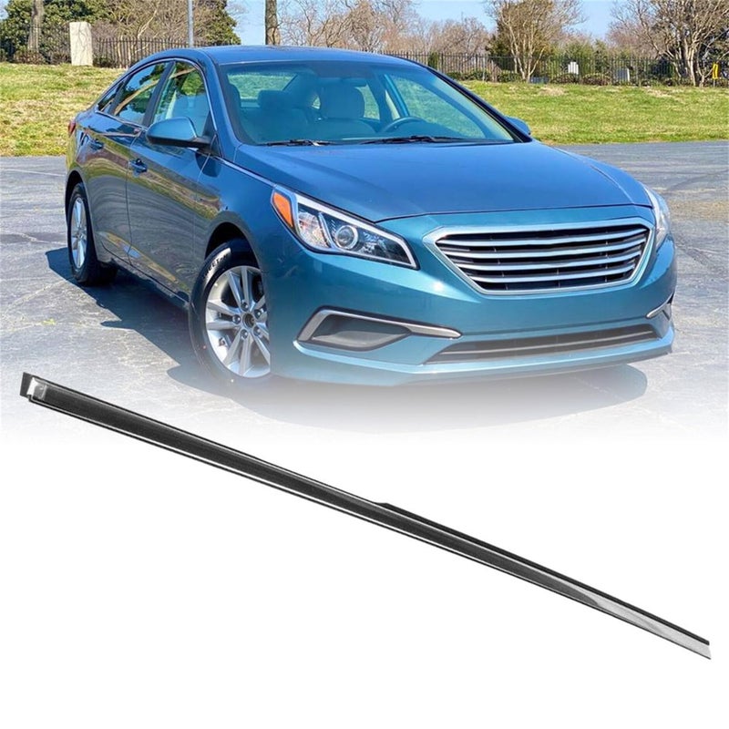Front Left Driver Side Fender Chrome Garnish Molding Trim 87771C1000 Replacement for Sonata 20152017 87771C1000