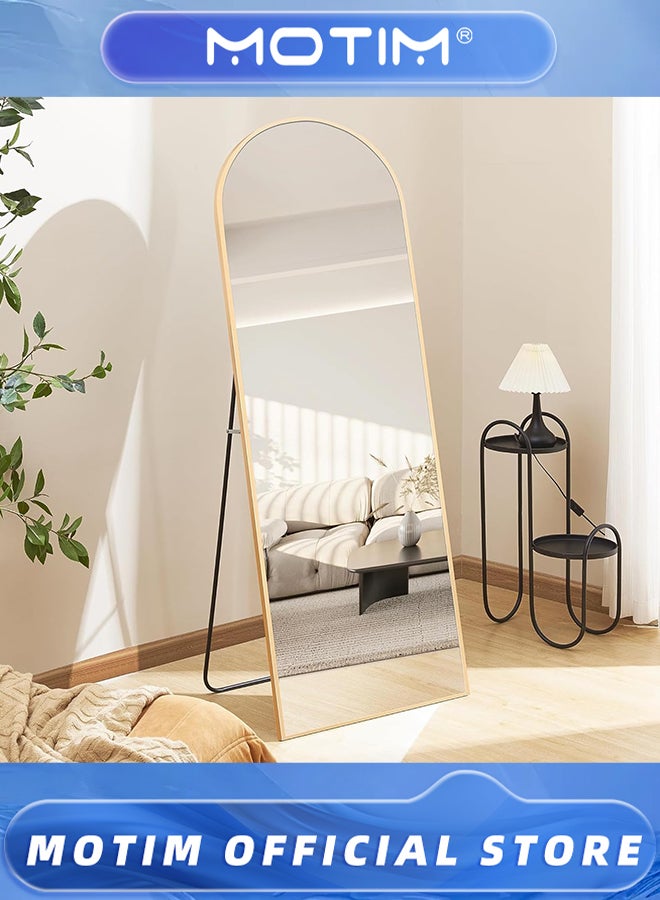 موتيم مرآة أرضية 160 * 50 سم مرآة أرضية بإطار رفيع من سبائك الألومنيوم للديكور المنزلي الحديث البسيط - Image 2