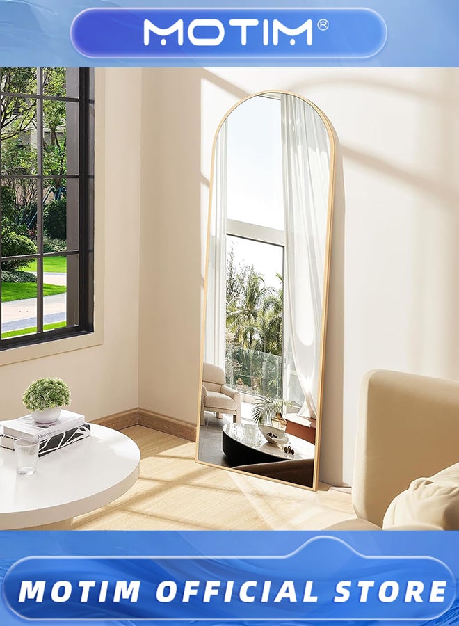 موتيم مرآة أرضية 160 * 50 سم مرآة أرضية بإطار رفيع من سبائك الألومنيوم للديكور المنزلي الحديث البسيط - Image 4