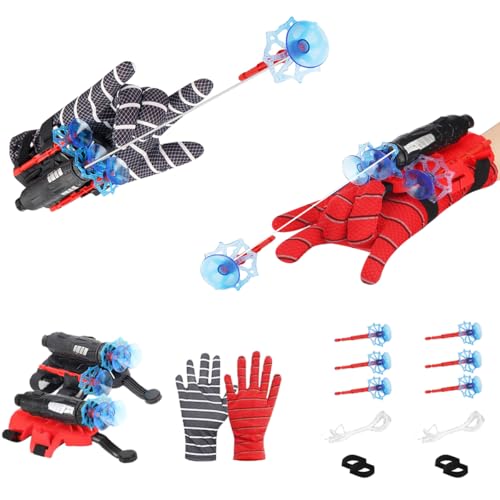 Vinciph 2 Pcs Spider Silk Wrist Launcher HighPrecision Web Shooter for Cosplay Roleplay Outdoor Fun Adjustable Strap Durable Design Safe for Kids Adults - Image 1