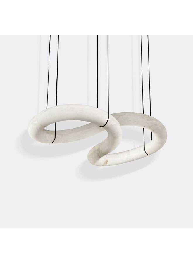 Intertwined marble chandelier  - Image 2