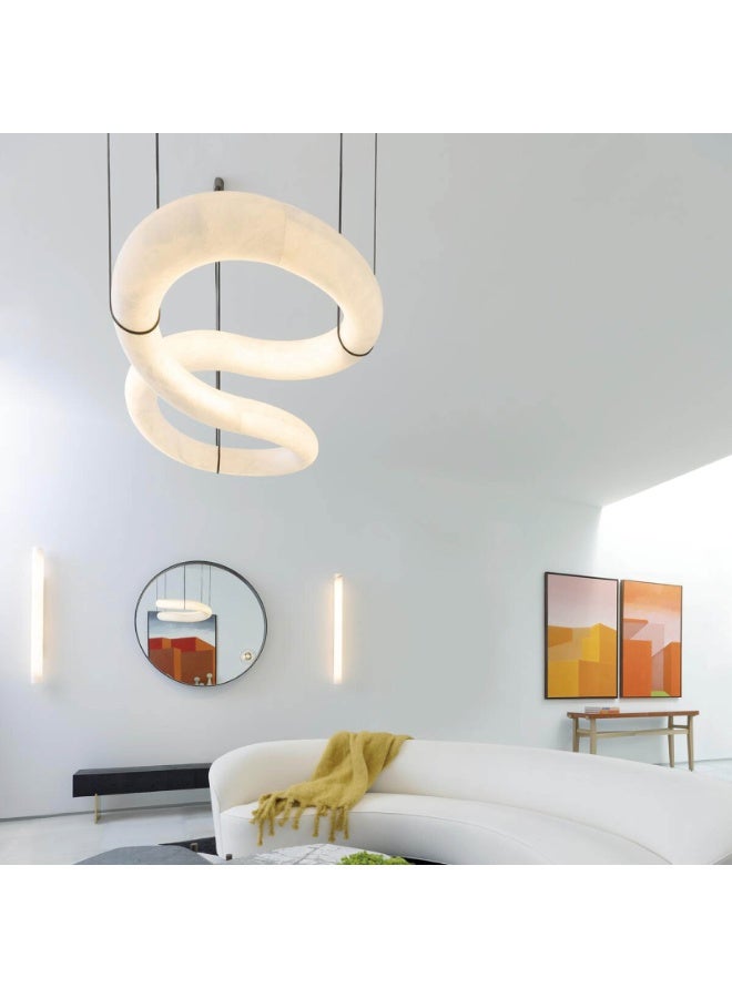 Intertwined marble chandelier  - Image 4