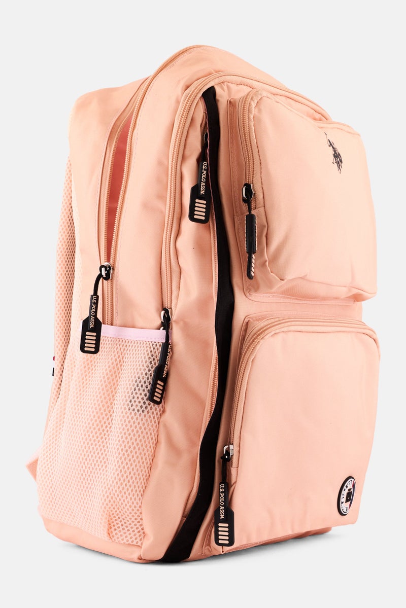 U.S. Polo Assn. Men Brand Logo Backpack, Peach  - Image 3
