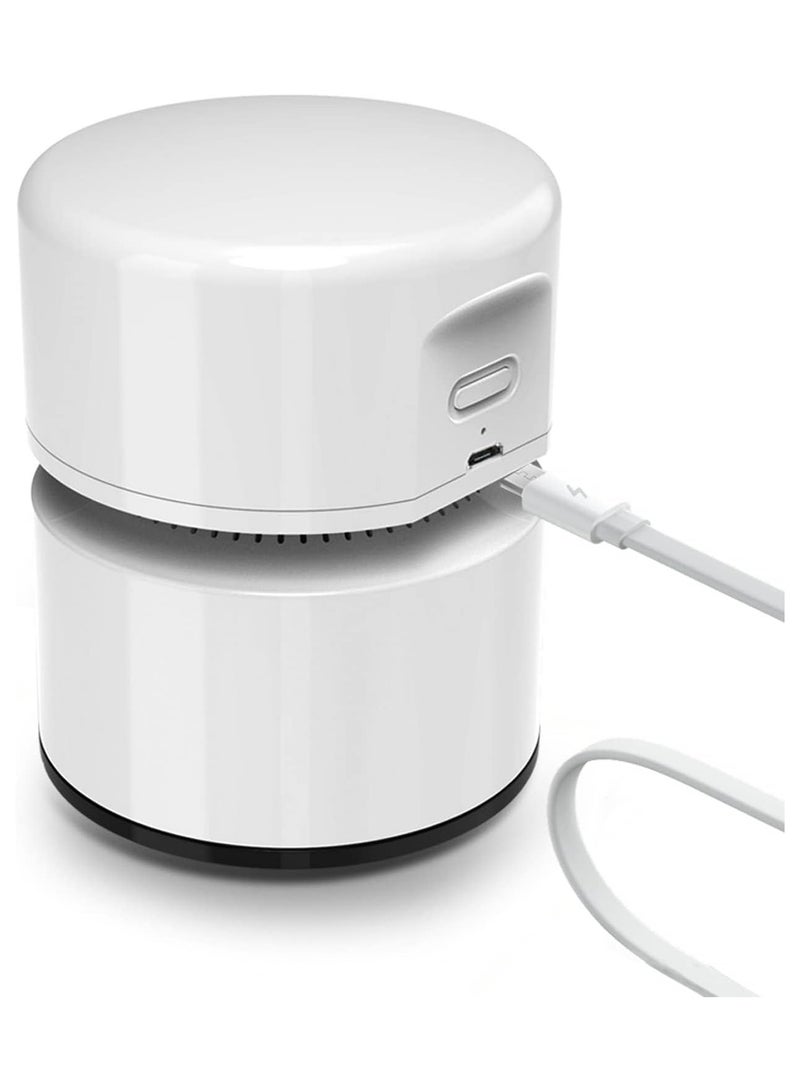 general Desktop Vacuum Cleaner Mini Table dust Sweeper Energy Saving with auto Power-Off Function High Endurance up to 400 mins 360° Rotatable Handheld Vacuum Cleaner For Keyboard/Home/Office - Image 1