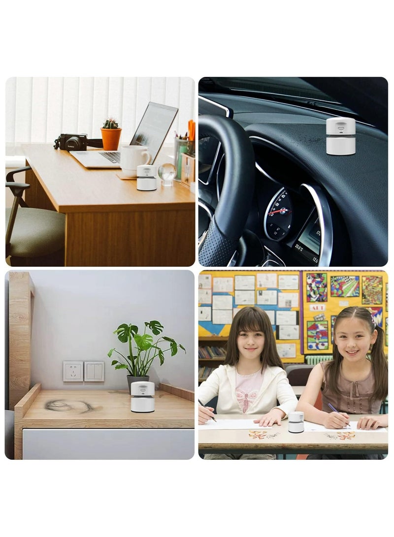 general Desktop Vacuum Cleaner Mini Table dust Sweeper Energy Saving with auto Power-Off Function High Endurance up to 400 mins 360° Rotatable Handheld Vacuum Cleaner For Keyboard/Home/Office - Image 4