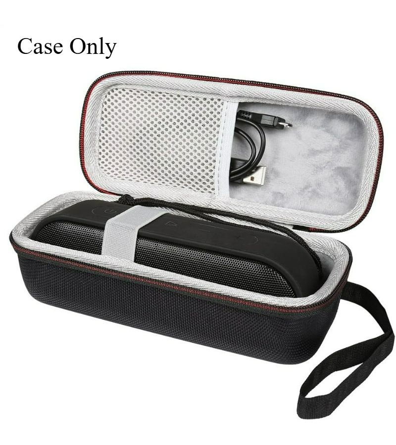 Protective Case For Portable Wireless Speaker With Durable EVA Hard Shell Shock Resistant For Travel And Storage Black - Image 4