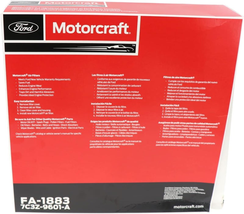 Motorcraft Genuine Air Filter for Ford Expedition and Lincoln Navigator (2003-2017) - Image 3