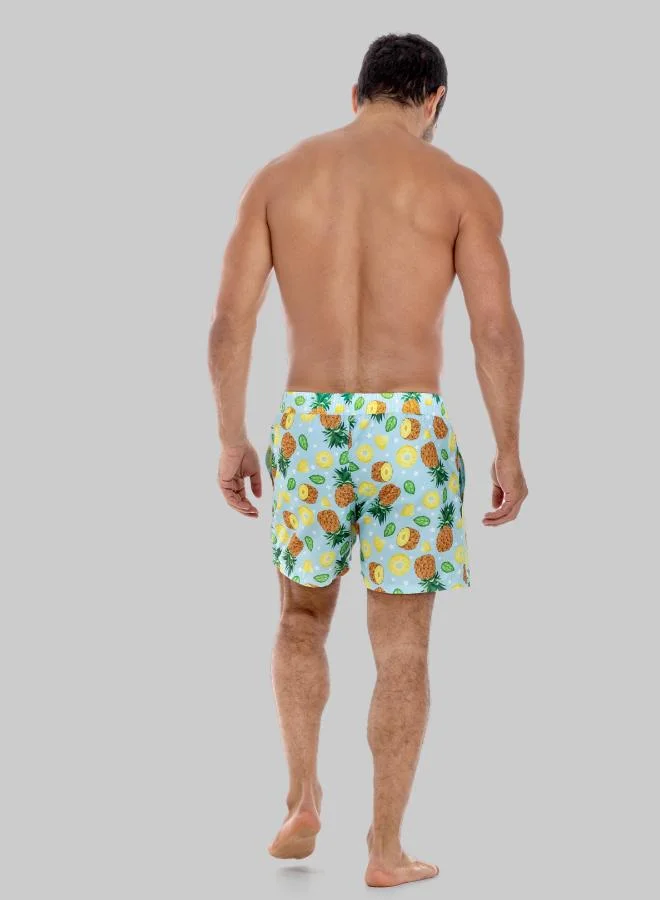 Just Nature Pineapple World Swim Shorts Pineapple World for Men | Best Price UAE