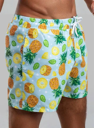 Just Nature Swim Shorts Pineapple World