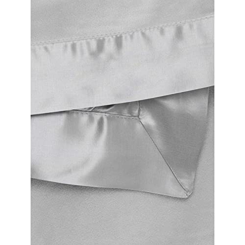 Little Giraffe Baby Blanket - Velvet Soft Blanket with Satin Trim - Baby Stroller Blanket - Newborn Baby Essentials & Baby Gifts - 29x35" - Silver - Image 3