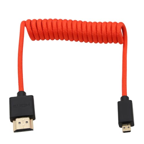 HangTon Micro HDMI to HDMI 4K 8K 60p Cable for ATOMOS Ninja V Ultra Canon R6 R6II R5C R5 R10 R7 Sony ZVE10 A7C A7RIV A7RIII A7S2 Lumix S5 S9 GH4 Camera SmallHD Cine Indie Monitor Type A D HDMI 21 - Image 3