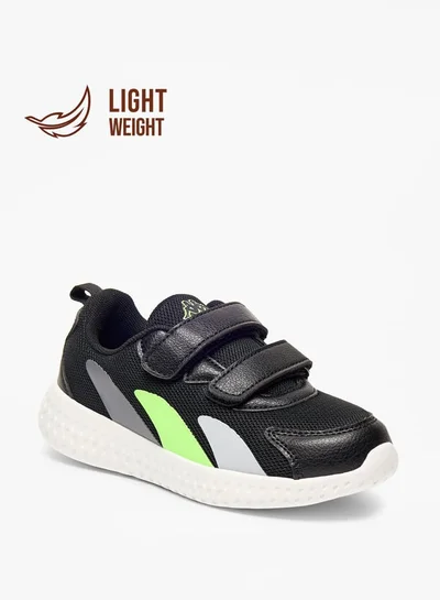 كابا Boys' Logo Detail Sports Shoes with Hook and Loop Closure