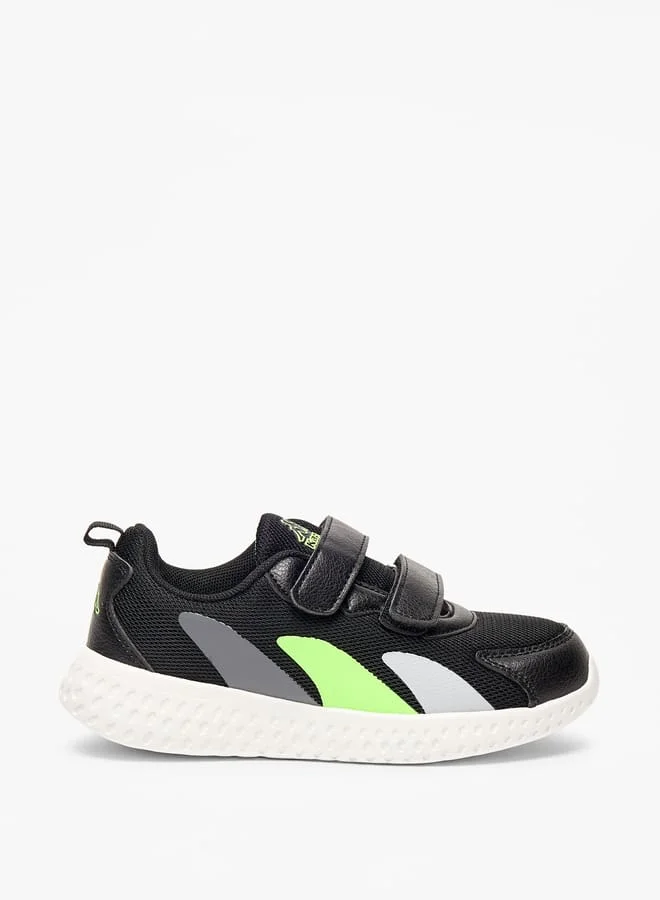 كابا Boys' Logo Detail Sports Shoes with Hook and Loop Closure