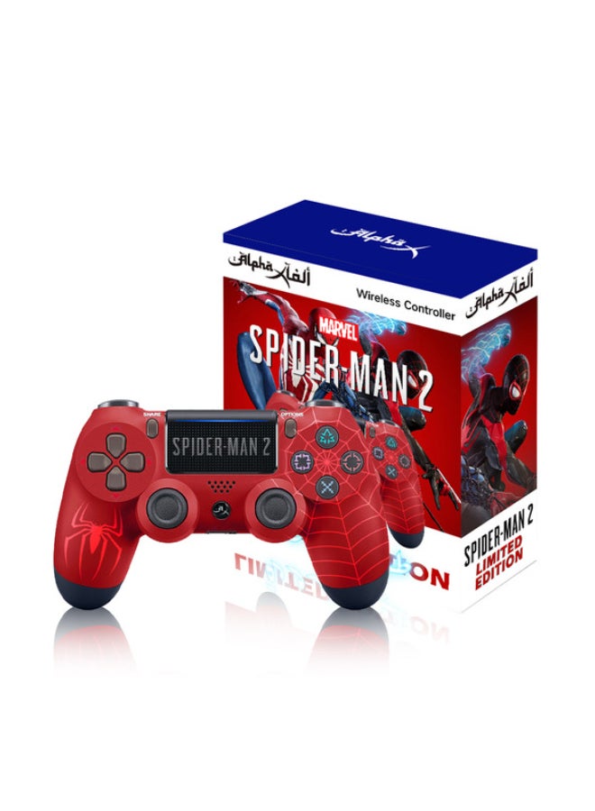 Alpha X SpiderMan 2 Themed Wireless Controller For PlayStation 4 - LIMITED EDITION - Image 1