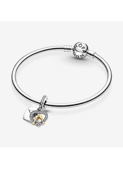 PANDORA Two-tone Happy Anniversary Dangle Charm  - Image 2