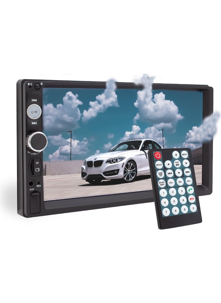 AYT - Magicvoice USB Sd Fm Radioaux Bluetooth 7 Inch Car Touch Mechanical Auto Tape Dubble Tape - Image 1
