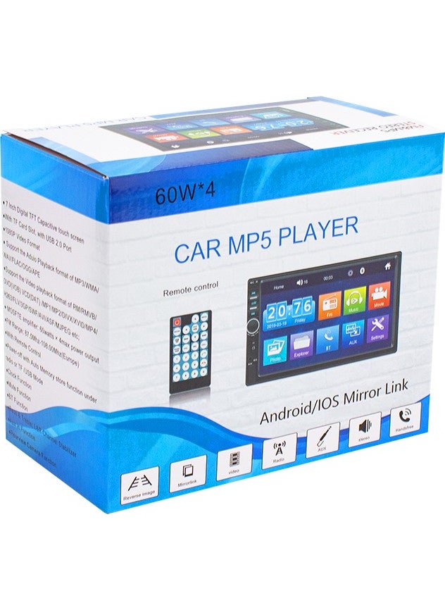 AYT - Magicvoice USB Sd Fm Radioaux Bluetooth 7 Inch Car Touch Mechanical Auto Tape Dubble Tape - Image 1